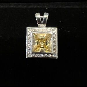 Park Lane Canary Yellow Pendant